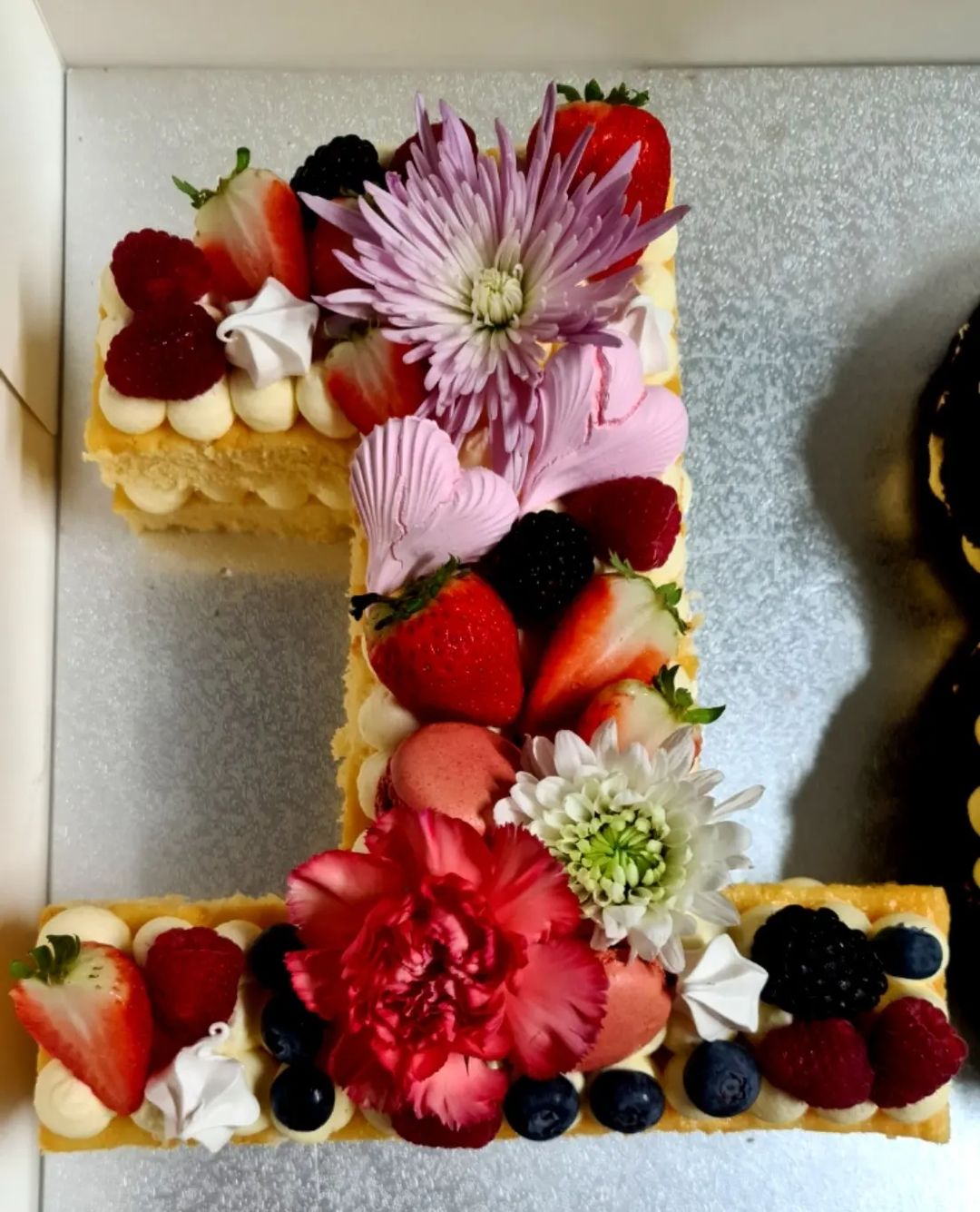 Number or Letter Cake - Biscuit Base