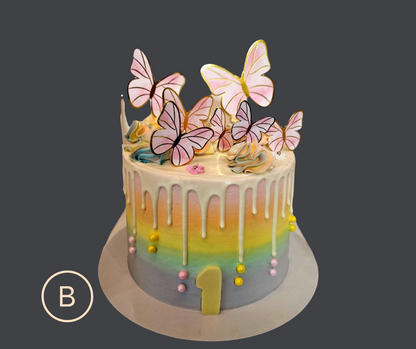 Butterfly Birthday Cake