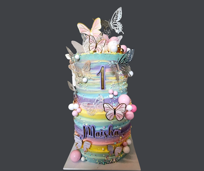 Butterfly Birthday Cake