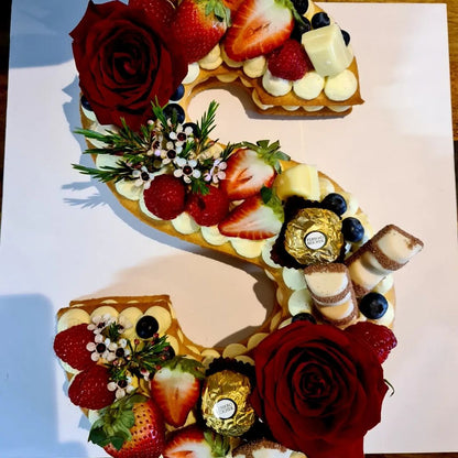 Number or Letter Cake - Biscuit Base