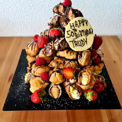 Profiterole/Cannoli Cake