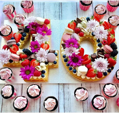 Number or Letter Cake - Biscuit Base