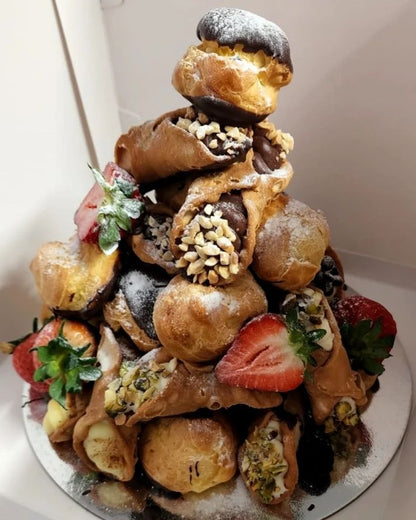 Profiterole/Cannoli Cake